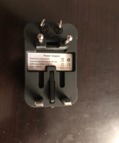 Travel Adapter, JOOMFEEN Worldwide All in One Universal Power Wall Charger AC Power Plug Adapter with Dual USB Charging Ports for USA EU UK AUS Cell Phone Laptop (Black) Black 66 712QCtgdRL