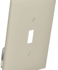 Morris 81811 Lexan Wall Plate, Oversize Toggle Switch, 1 Gang, White