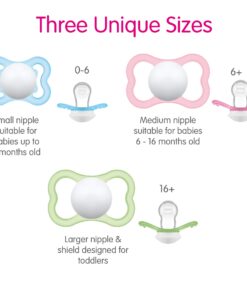 MAM Air Pacifiers (2 pack), MAM Sensitive Skin Pacifier 6+ Months, Best Pacifier for Breastfed Babies, Baby Boy Pacifiers, 6-16 (Pack of 2) Pacific Blue & Stone 2 Count (Pack of 1) 29 712RzH ElSL 1