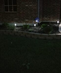 Signature Garden Premium Stainless Solar Garden Lights - Super-Bright 15 Lumens - Perfect Neutral Design; Makes Garden Pathways & Beds Look Great - Easy NO-Wire Installation; Water-Resistant Stainless Steel Silver 6-pack 36 712TbBnF0mL 1