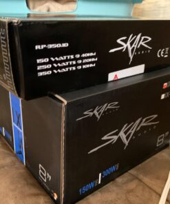 Skar Audio RP-350.1D Monoblock Class D MOSFET Amplifier with Remote Subwoofer Level Control, 350W 350 Watt Class D Monoblock 16 712Uhgi7mUL