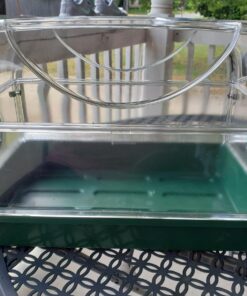EarlyGrow 93763 Medium Seed and Herb Domed Propagator with Vented Side Height Extension, Extender, Green Medium with Side Extender 49 712W3pX3NCL