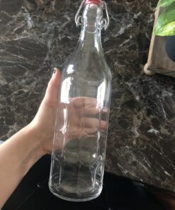 Bormioli Rocco Moresca Bottle, 33.75 oz, Clear, Twin 19 712WniKO JL