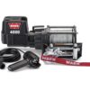 WARN 94000 4000 DC Series 12V Electric Winch with Steel Cable Rope: 7/32" Diameter x 43' Length, 2 Ton (4,000 lb) Capacity Model 94000 42 712X2l8BCnL