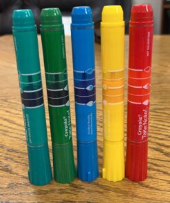 Crayola Low Odor Dry Erase Markers for Kids & Adults, Chisel Tip, Back To School Supplies, 12 Count Highlighters 46 712XAOTjbL