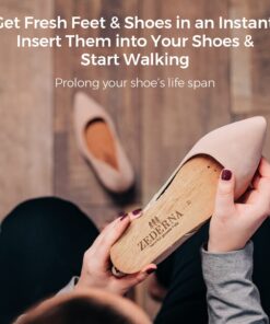 Zederna Cedar Wood Shoe Insoles 1 Pair, Cedar/RedUS M 10.5/W 12/EU 44 EU 44 / US Women 12 / US Men 10.5 12 712XxpaJZ8L