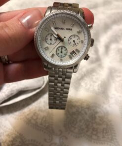 Michael Kors Women's Ritz Silver-Tone Watch MK5020 28 712YG3vniLL