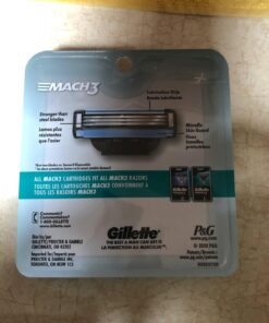Gillette Mach3 Razor Refills for Men, 10 Razor Blade Refills Blue 10 Count (Pack of 1) 29 712ZepkHIFL