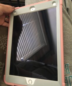 Rantice iPad 6th Generation Cases, iPad 5th Generation Case, iPad Air 2 Case, iPad 9.7 Case, Shockproof Rugged Drop Protection Cover Built with Kickstand for iPad 9.7'' A1893/A1954/A1822/A1823 Rose gold+Gray 52 712aCFeqcML