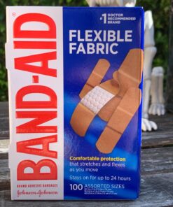 Band-Aid Brand Flexible Fabric Adhesive Bandages for Wound Care & First Aid, Assorted Sizes, 100 ct 100 Count 42 712aDdkUieL