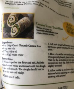 Otto's Naturals Cassava Flour, Gluten Free and Grain-Free Flour For Baking, Certified Paleo & Non-GMO Verified, Made From 100% Yuca Root, All-Purpose Wheat Flour Substitute, 2 lb Bag 2 Pound (Pack of 1) 38 712aiXbFoEL