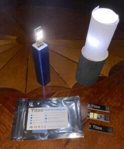 Yitee 5pcs LED Circuit Boards USB Light Keychain Super Bright 6 LEDs Mini USB Light Lamp with Smart Touch Electrodeless Dimming Switch for Laptop Keyboard Light(Pure White), Qty:5 6-LED Touch Dimmer Switch(5pcs) 55 712akUL6kEL