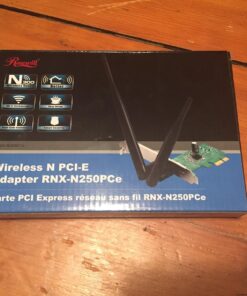 Rosewill Wireless N300 PCI-E WiFi Adapter, 300 Mbps (2.4 GHz) PCI Express Network Card for PC PCIE N300 15 712anIUdo3L
