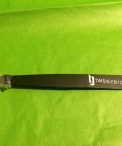 Tweezer Guru Tweezers for Women - Slant Pointed Precision Tweezers for Eyebrows & Ingrown Hair Removal - Blackhead and Splinter Tweezer with Sharp Needle Nose Point for Plucking (Black) 1 Count (Slant) Black 43 712b6EAaTJL