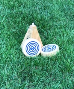 Rollors Backyard Game - The #1 Lawn Game for Summertime Fun, Tailgating, Camping, Parties, BBQs, Picnics & Beach Days – All Wood Outdoor Yard Game Combining Horseshoes, Bocce Ball & Bowling 24 712cbByZ7L