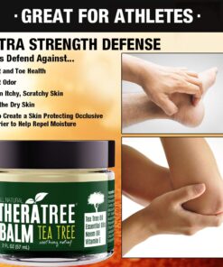 Oleavine Tea Tree Oil Balm with Neem Oil - Helps Fight Skin Irritation and Helps Soothe Dry, Itchy Skin TheraTree 11 712dUKZNTfL