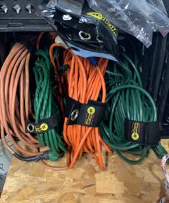 Heavy-Duty Wrap-It Storage Straps (Assorted 6 Pack) - Extension Cord Holder, Stocking Stuffers for Men, RV Accessories, Workshop and Garage Organizers and Storage Assorted 6-Pack Black 52 712dzXKoqYL