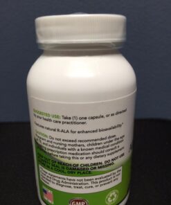 Simply Natures Pure Alpha Lipoic Acid 600mg 120 Veggie Capsules, Non-GMO Thioctic Acid 4 Month Supply 120 Count (Pack of 1) 37 712eECUVMwL
