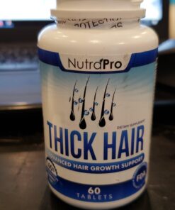 Thick Hair Growth Vitamins– Hair Growth Pills With DHT Blocker Stimulates Faster Hair Growth for Weak, Thinning Hair–Biotin Hair Supplements with Keratin & Collagen Helps Men&Women Grow Perfect Hair. 60 Count (Pack of 1) 38 712fEziq4L 1