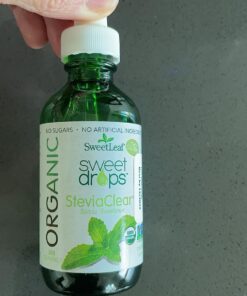 SweetLeaf Sweet Drops Liquid Stevia Sweetener, Stevia Clear, 4 oz 4 Fl Oz (Pack of 1) 29 712floZhkTL