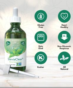 SweetLeaf Sweet Drops Liquid Stevia Sweetener, Stevia Clear, 4 oz 4 Fl Oz (Pack of 1) 25 712gF4TrV8L
