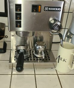 Rancilio Silvia Espresso Machinet,0.3 liters, with Iron Frame and Stainless Steel Side Panels, 11.4 by 13.4-Inch 42 712gt7ZQSpL