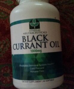 Black Currant Oil 1000mg - Cold Pressed - Hexane Free - High in GLA - Supports Healthy Hair, Skin, and Nails - Assists Menstrual Cycle - Premium Black Currant Seed Oil Softgel Supplement 19 712hzjZiuvL
