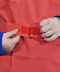 School Smart - 86520 Vinyl Art Smock Apron, 22 x 16 Inches, Red 9 712i6TsyrbL