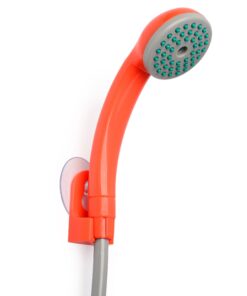 Ivation Portable Outdoor Shower, Battery Powered - Compact Handheld Rechargeable Camping Showerhead - Pumps Water from Bucket Into Steady, Gentle Shower Stream 30 712ijB1eYPL