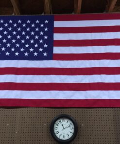 G128 American USA Flag | 4x6 Ft | StormFlyer Series Embroidered 220GSM Spun Polyester | Country Flag, Embroidered Stars, Sewn Stripes, Indoor/Outdoor, Brass Grommets, Heavy Duty, All Weather 34 712ioSmYEaL