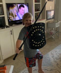 Medieval Barbarian Armor Templar Viking 18" Iron Shield ABS Rustic Vintage Home Decor Gifts 7 712iy2htQ2L