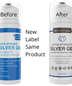 Structured Colloidal Silver Gel for Burns and Wounds - Cooling Silver Extra Strength 35ppm Silver Gel 20 712k77oUSVL