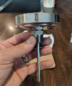 Tel-Tru BQ300 Barbecue Thermometer, 3 inch Black dial with Zones, 4 inch stem, 100/500 Degrees F 43 712kOAOPzL