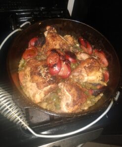 Lodge L8DO3 Cast Iron Dutch Oven, Pre-Seasoned, 5-Quart,Black 5 Quart 21 712kRSPHOmL