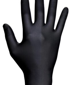 SAS Raven Powder Free Nitrile Disposable Gloves | 7 Mil - Lg | Latex Free, Chemical + Puncture Resistant, Textured Grip, Single Use | for Automotive, Industrial, Janitorial, MRO, Food Service 26 712kRTHCMyL