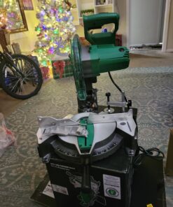 Metabo HPT | Compound Miter Saw | 10-Inch | Single Bevel | 15-Amp Motor | 0-52° Miter Angle Range | 0-45° Bevel Range | Large Table | 10" 24T TCT Miter Saw Blade | C10FCGS C10FCGS Only 34 712lfCm7tL