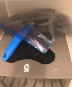 Chi-buy The Latest Update Metal Cat Litter Scoop POLISHING Blue Handle,Aluminum Alloy with TABS/Round Teeth Pet Kitty Litter Scooper 25 712m4GhGjiL