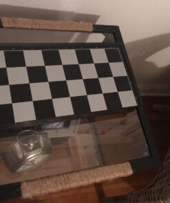 Yellow Mountain Imports Medium 2-in-1 Travel Magnetic Chess & Checkers Board Game Set - 12.5 Inches - Portable, Folding & Travel Perfect 45 712mgFfwNDL