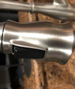 Delta Faucet Leland Brushed Nickel Pull Down Kitchen Faucet, Magnetic Docking Spray Head, SpotShield Stainless Steel, 9178-SP-DST Without Soap Dispenser Standard 42 712mnnDAgGL