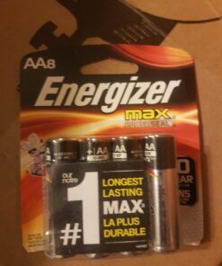 Energizer AA Batteries, Max Double A Battery Alkaline, 8 Count 32 712mtukqDxL