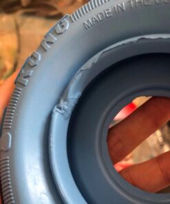 KONG Puppy Tires - Durable Puppy Chew Toy - Soft Rubber Treat Toys for Puppies & Dogs - Stuffable Dog Chew Toy - Puppy Teething Toy for Fetch & Mental Enrichment - Tire Chew Toy - Medium/Large Puppies 38 712mywAxRRL 2