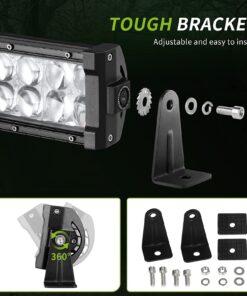 AUTOSAVER88 LED Light Bar 32 Inch Straight Work Light 4D 200W with 8ft Wiring Harness, 20000LM Offroad Driving Fog Lamp Marine Boating Light IP68 WATERPROOF Spot & Flood Combo Beam Light Bar (24 INCH) 22 inch Black 29 712nRjBAD4L 4