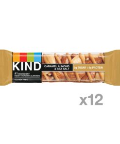 KIND Bars, Caramel Almond & Sea Salt, Healthy Snacks, Gluten Free, Low Sugar, 6g Protein, 12 Count 12 Count (Pack of 1) 20 712ns11OkjL