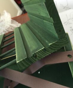 Collections Etc Amish Wagon Decorative Indoor/Outdoor Garden Backyard Planter, Green 36 712oxTFQBEL