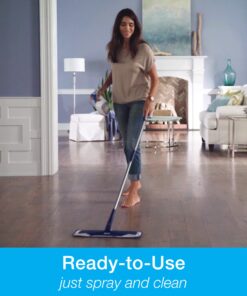 Bona PowerPlus Hardwood Floor Deep Cleaner Refill - 128 fl oz - Refill for Bona Spray Mops and Spray Bottles - Residue-Free Floor Cleaning Solution for Wood Floors 128 fl oz (Pack of 1) 21 712p7Cgct2L