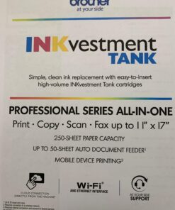 Brother MFC-J6545DW INKvestmentTank Color Inkjet All-in-One Printer with Wireless, Duplex Printing, 11" x 17" Scan Glass and Upto 1-Year of Ink-in-Box, MFC-J6545dw, Amazon Dash Replenishment Ready New Model: MFCJ6545DW 35 712pSUU EjL
