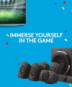Logitech Z906 5.1 Surround Sound Speaker System - THX, Dolby Digital and DTS Digital Certified - Black 60 712q3t OI8L