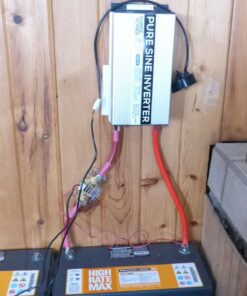 GoWISE Power 600W Pure Sine Wave Inverter 12V DC to 115V AC with 2 AC Outlets + 1 5V USB Port and 2 Clamp Cables (1200W Peak) PS1001 33 712qr2FU9L