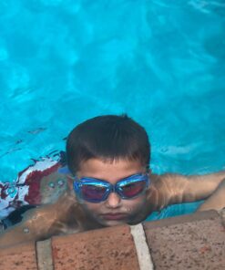 COOLOO Swim Goggles, 2 Pack Swimming Goggles for Men Women, Goggles Swimming Adult Youth Teen Kids, Anti Fog Pool Goggles I.blue &White 22 712r Dm3DFL