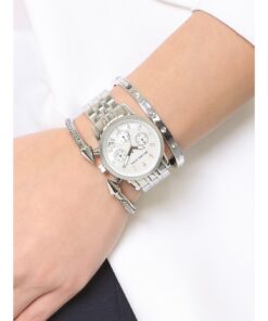 Michael Kors Women's Ritz Silver-Tone Watch MK5020 22 712rF97YjdL